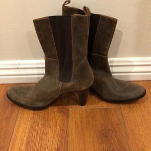 Gianluca Tombolini handmade in Italy all Leather brown boots size 38.5 (8.5 US)